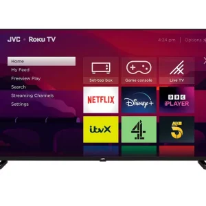 JVC LT-43CR330 Roku TV 43″ Smart Full HD HDR LED TV