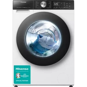 HISENSE 5S Series Auto Dosing WF5S1045BW WiFi-enabled 10 kg 1400 Spin Washing Machine – White